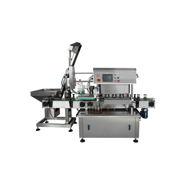 Glass Jar Twist Off Cap Vacuum Capping Machine